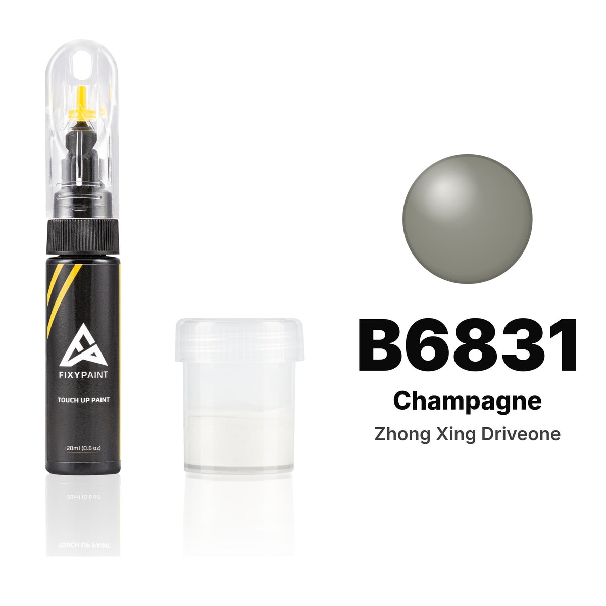 Touch-up paint for Zhong Xing Driveone B6831 Champagne, Standard kit