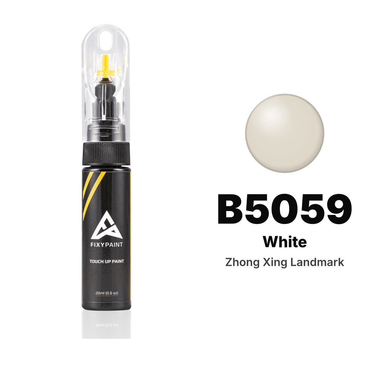 Touch-up paint for Zhong Xing Landmark B5059 White, Basic kit