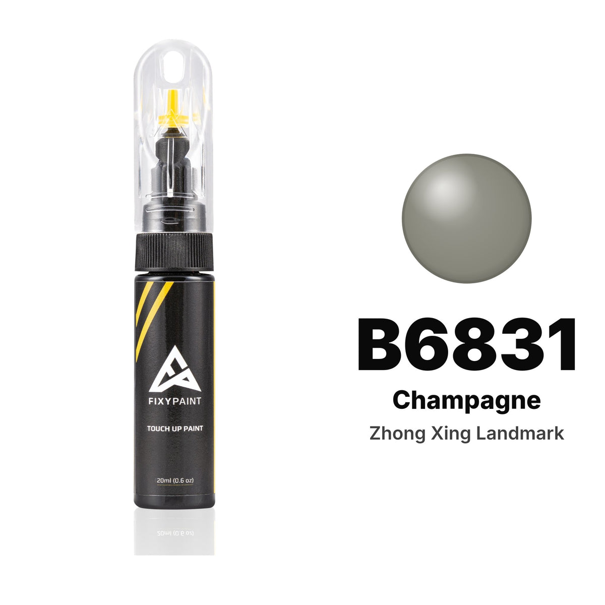 Touch-up paint for Zhong Xing Landmark B6831 Champagne, Basic kit