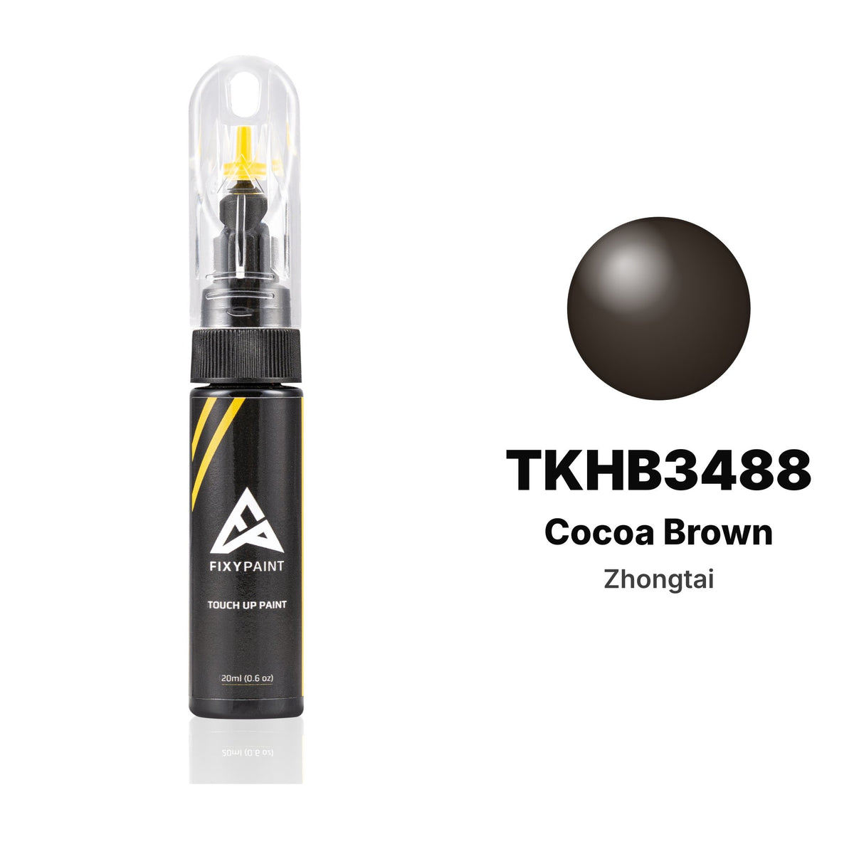 Touch-up paint for Zhongtai TKHB3488 Cocoa Brown, Basic kit